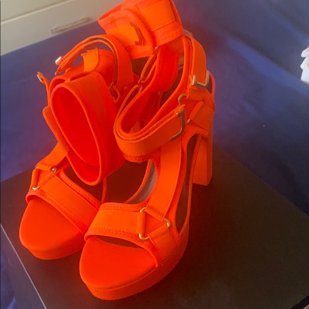 Orange heels